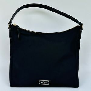 Kate Spade, Black, Nylon Shoulder Bag